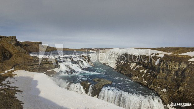 Bild på Gullfoss auf Island